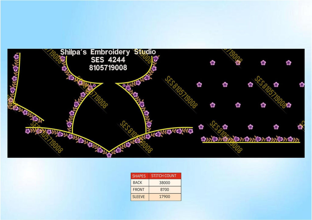 Embroidery Designs 4201-4300 Series
