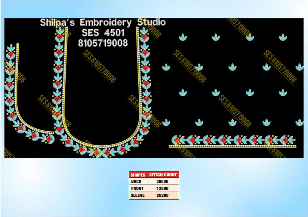 Embroidery Designs 4501-4600 Series