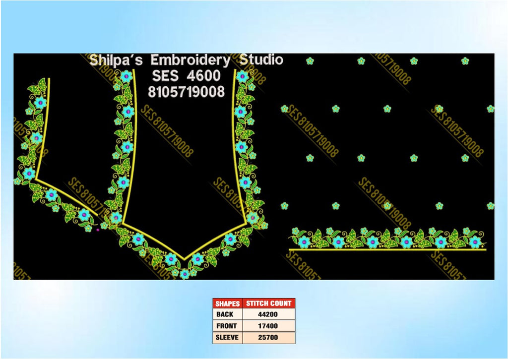 Embroidery Designs 4501-4600 Series