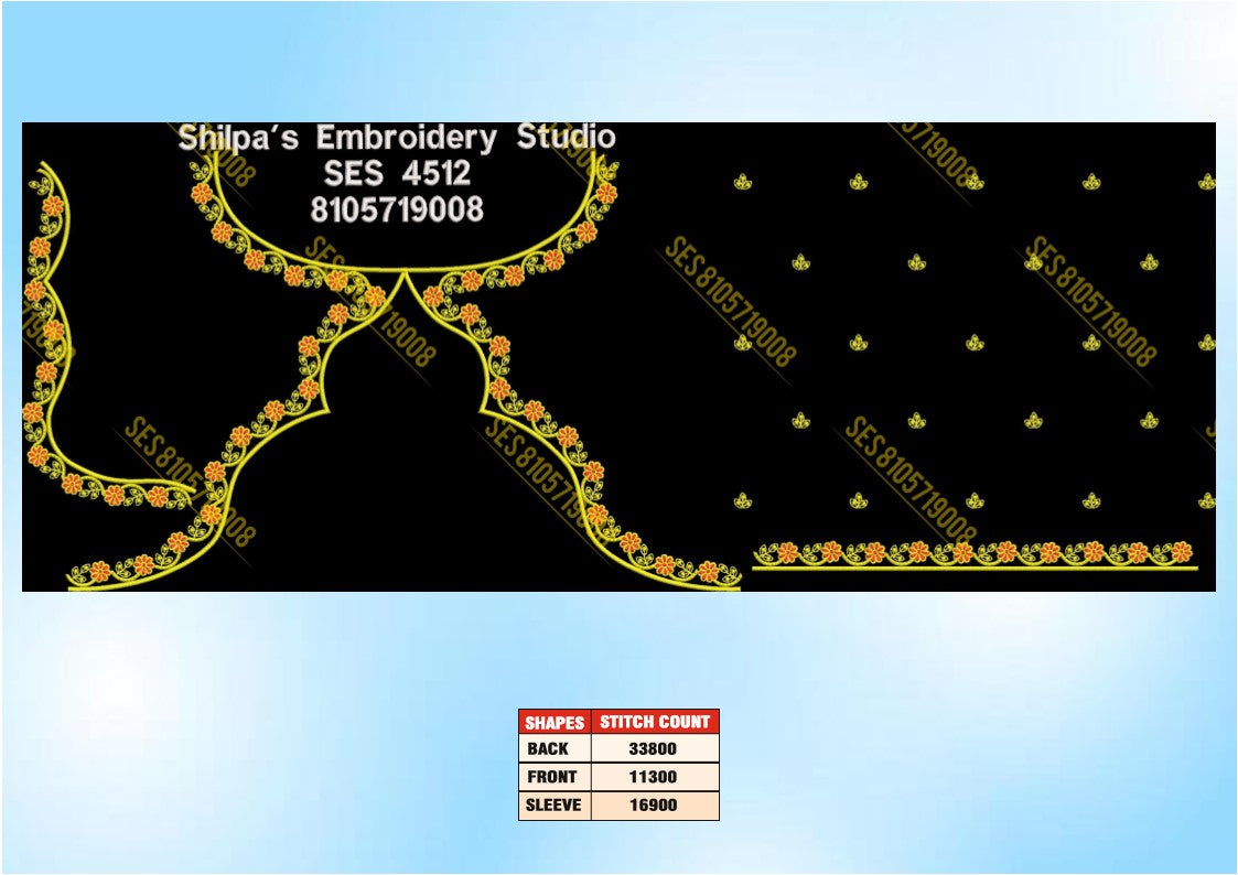 Embroidery Designs 4501-4600 Series