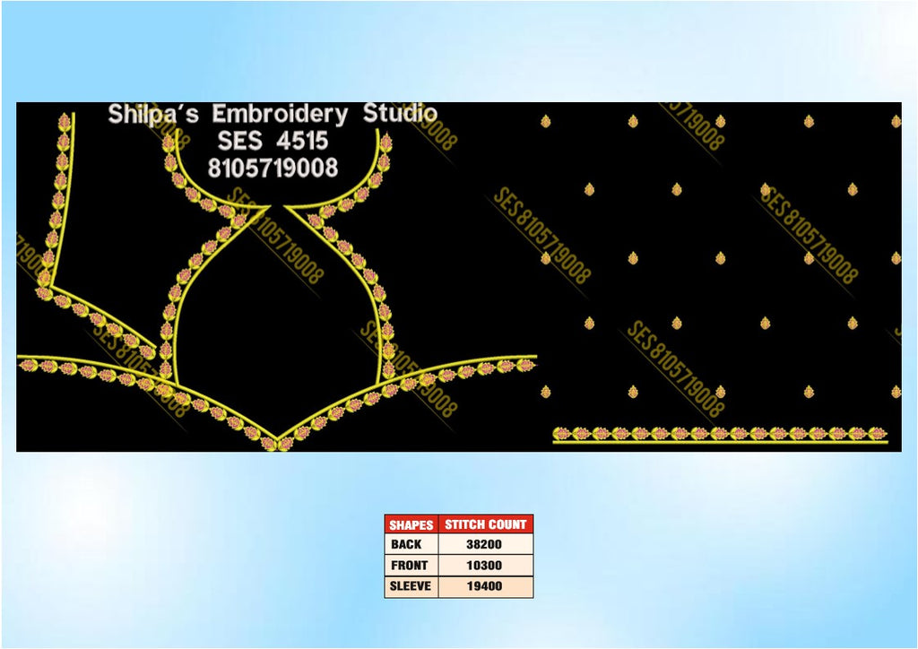 Embroidery Designs 4501-4600 Series