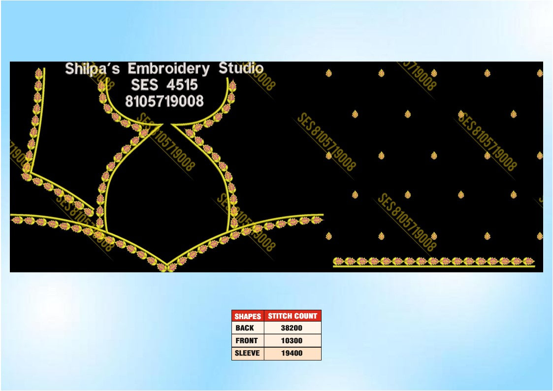 Embroidery Designs 4501-4600 Series
