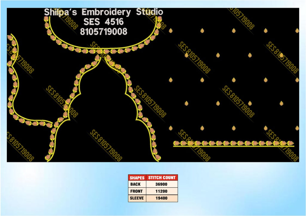 Embroidery Designs 4501-4600 Series