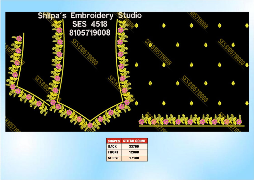 Embroidery Designs 4501-4600 Series