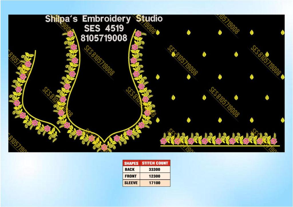 Embroidery Designs 4501-4600 Series