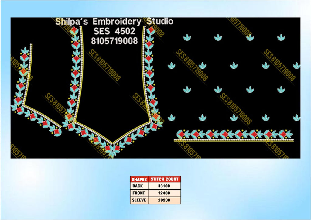 Embroidery Designs 4501-4600 Series