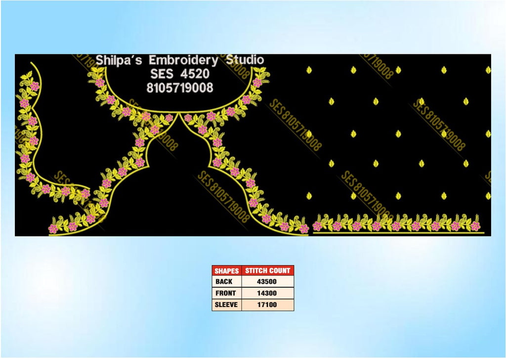 Embroidery Designs 4501-4600 Series