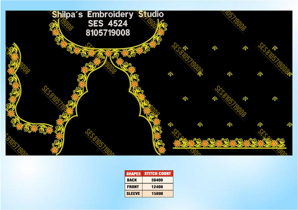 Embroidery Designs 4501-4600 Series