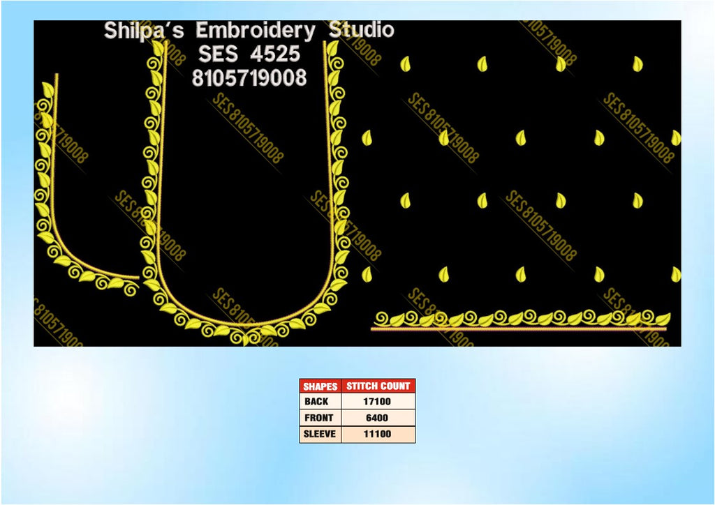 Embroidery Designs 4501-4600 Series