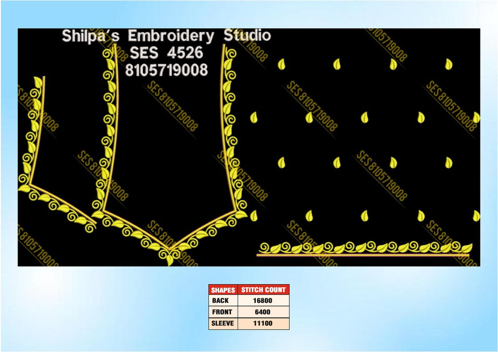 Embroidery Designs 4501-4600 Series