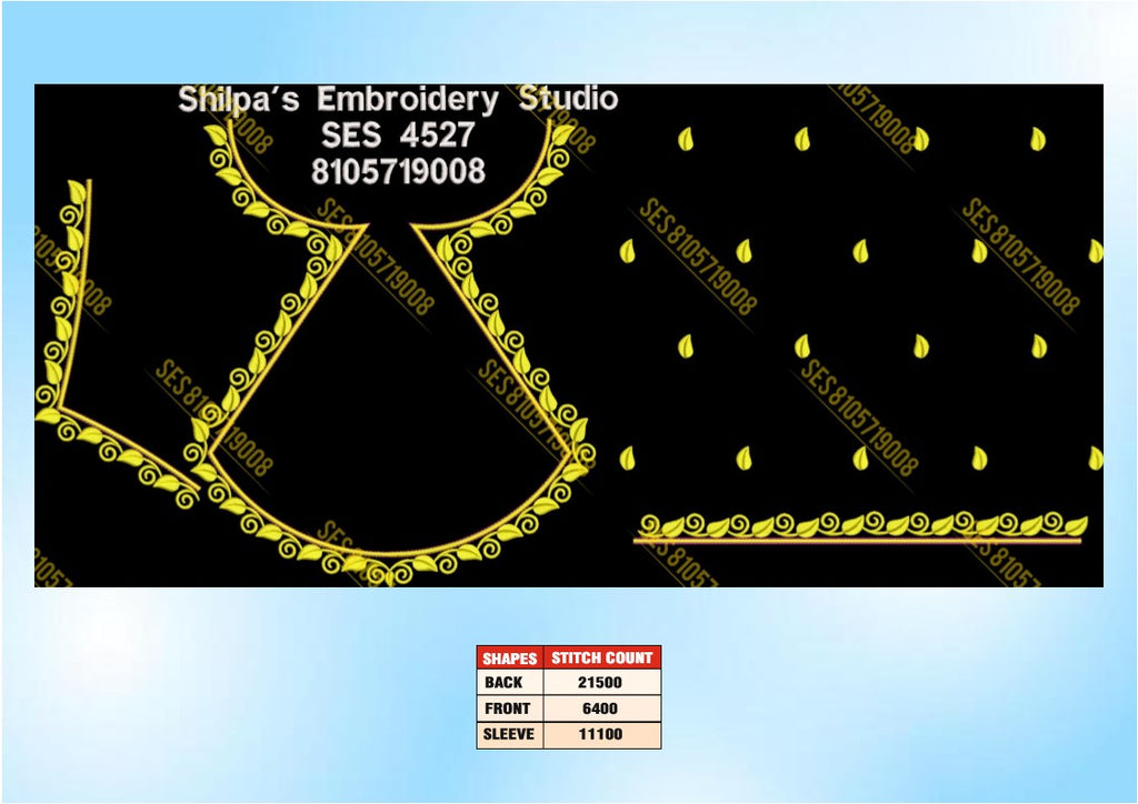 Embroidery Designs 4501-4600 Series
