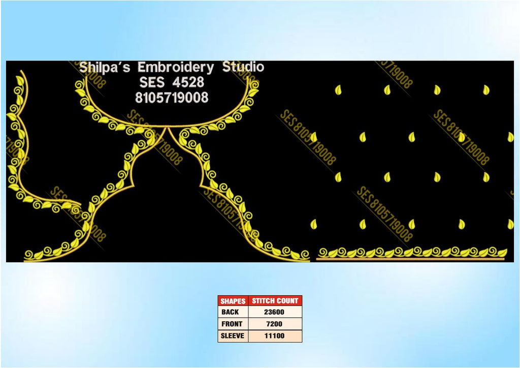 Embroidery Designs 4501-4600 Series