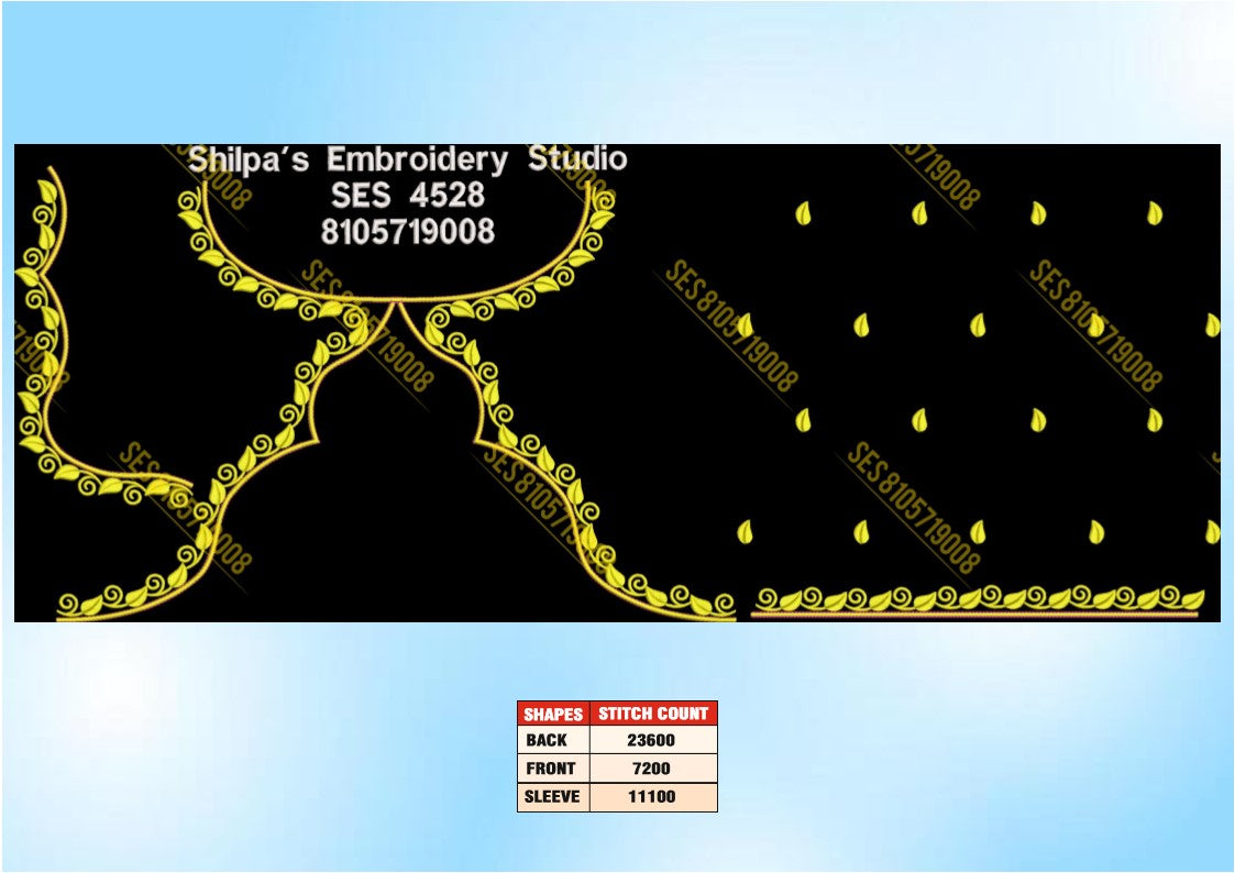 Embroidery Designs 4501-4600 Series