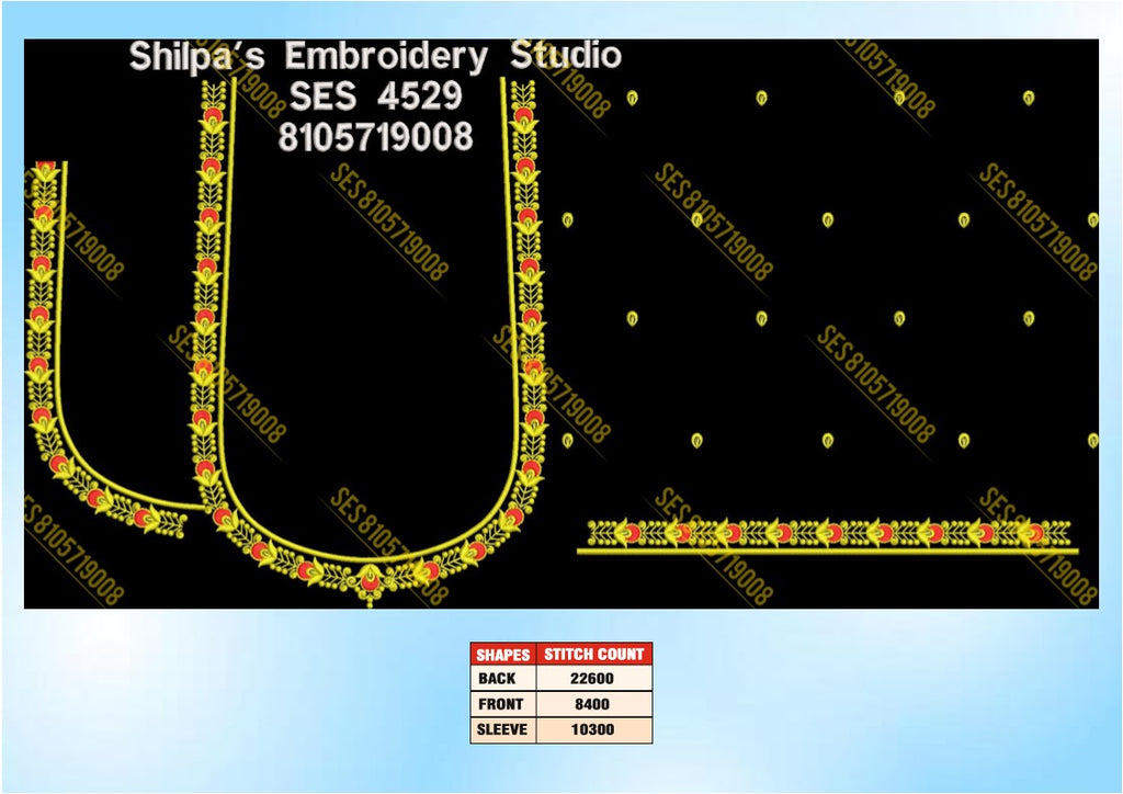 Embroidery Designs 4501-4600 Series
