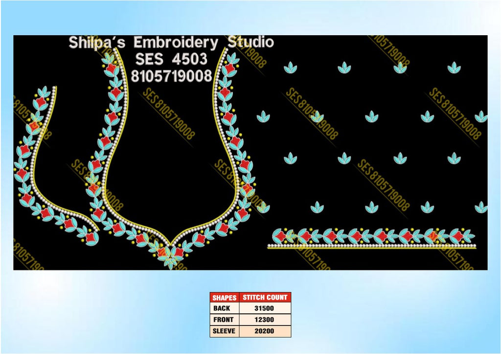 Embroidery Designs 4501-4600 Series