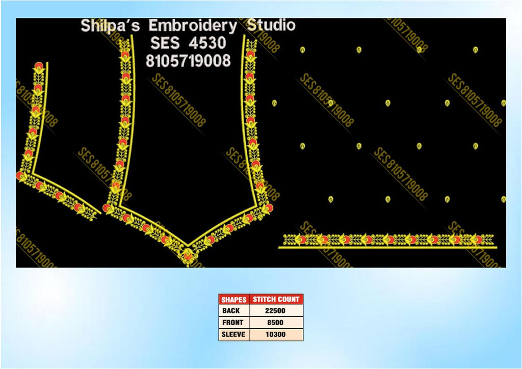 Embroidery Designs 4501-4600 Series