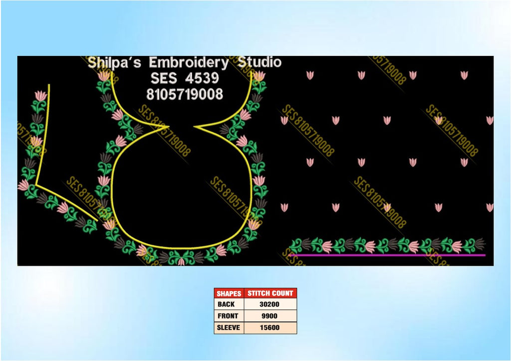 Embroidery Designs 4501-4600 Series