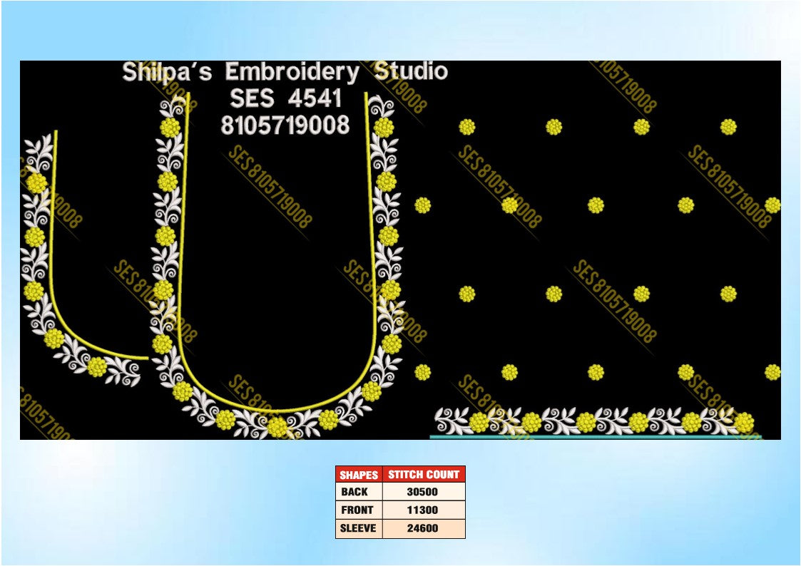 Embroidery Designs 4501-4600 Series