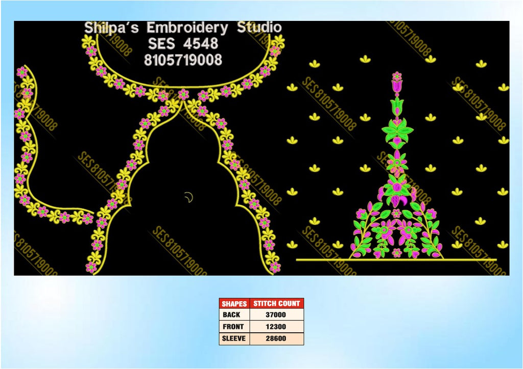 Embroidery Designs 4501-4600 Series