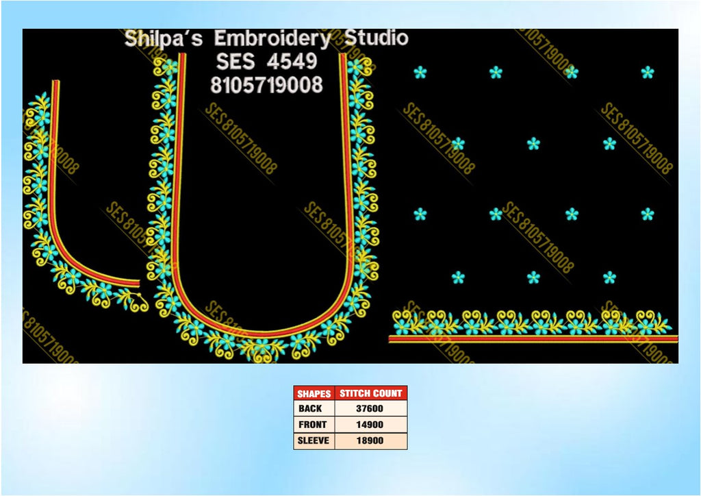 Embroidery Designs 4501-4600 Series