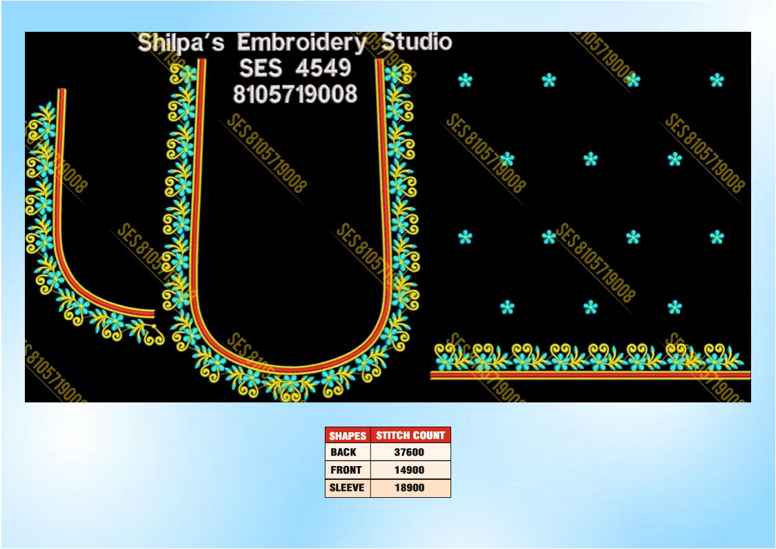 Embroidery Designs 4501-4600 Series