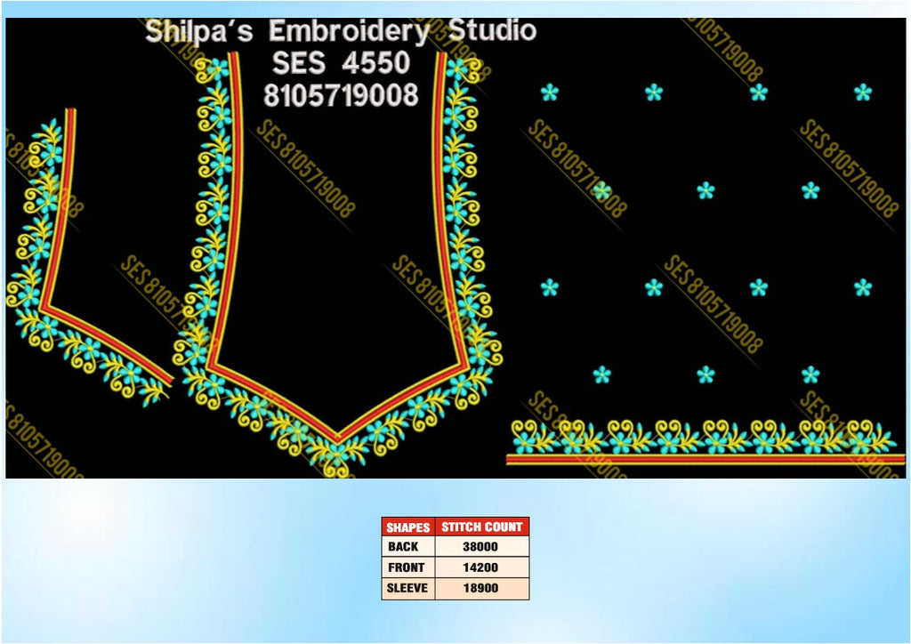 Embroidery Designs 4501-4600 Series