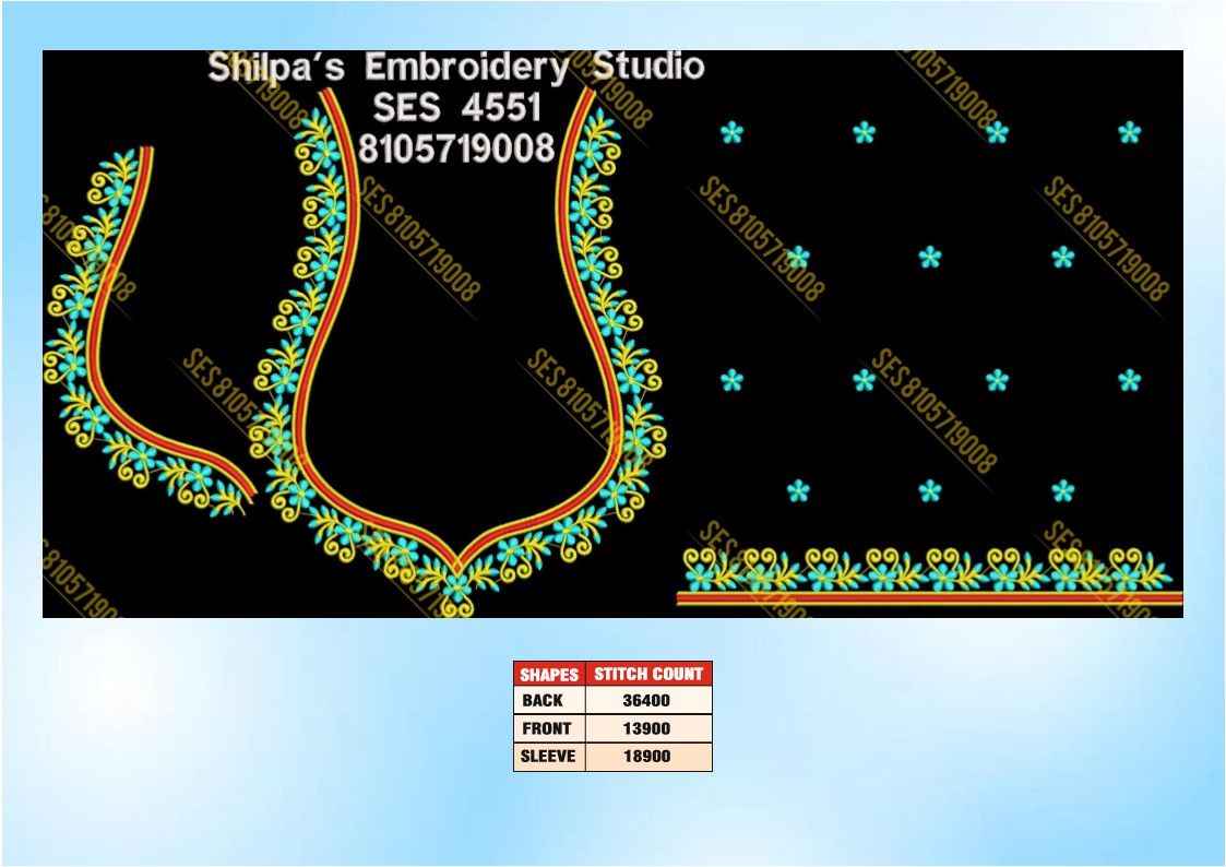 Embroidery Designs 4501-4600 Series
