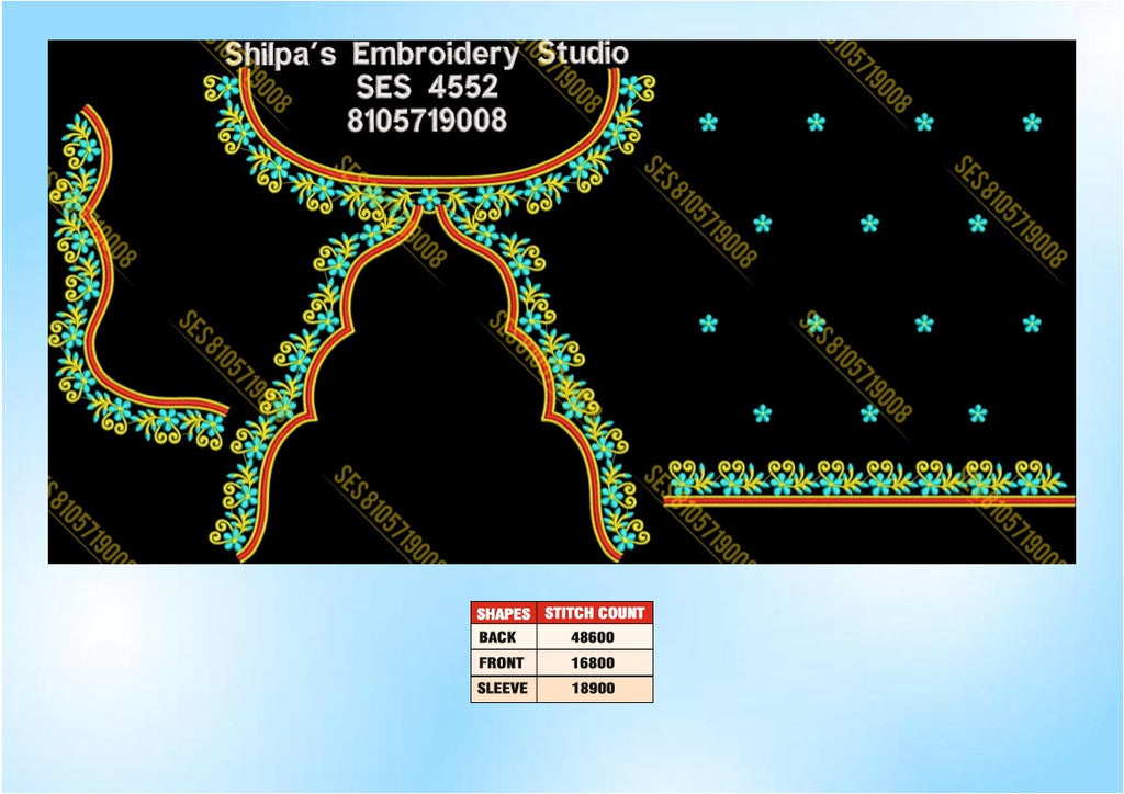 Embroidery Designs 4501-4600 Series