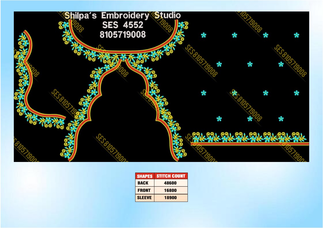 Embroidery Designs 4501-4600 Series