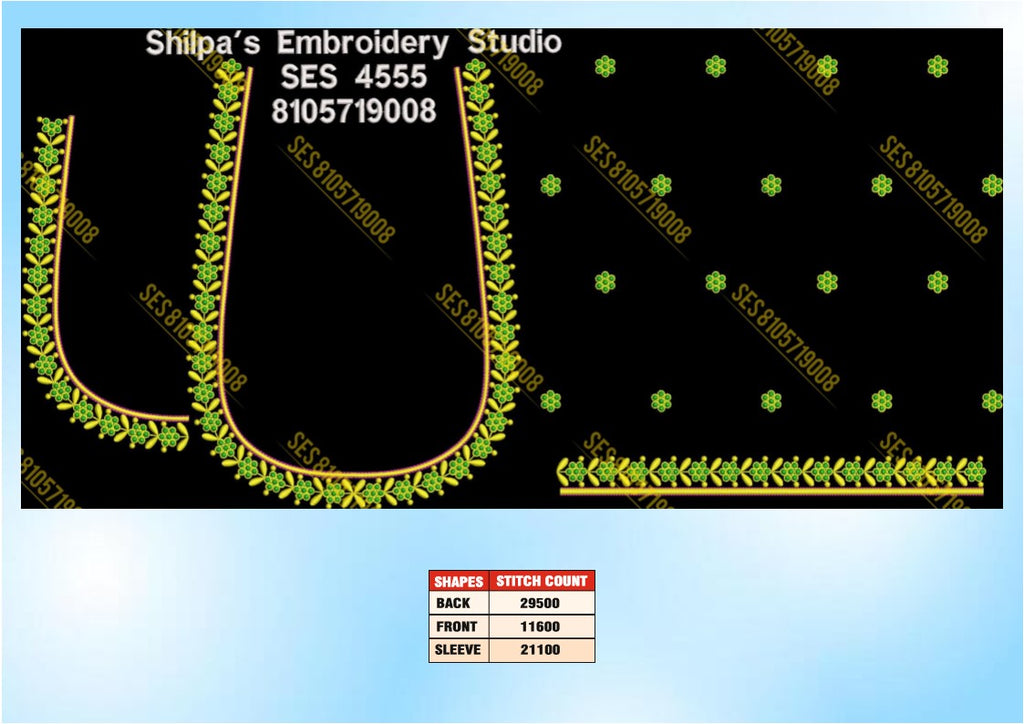 Embroidery Designs 4501-4600 Series