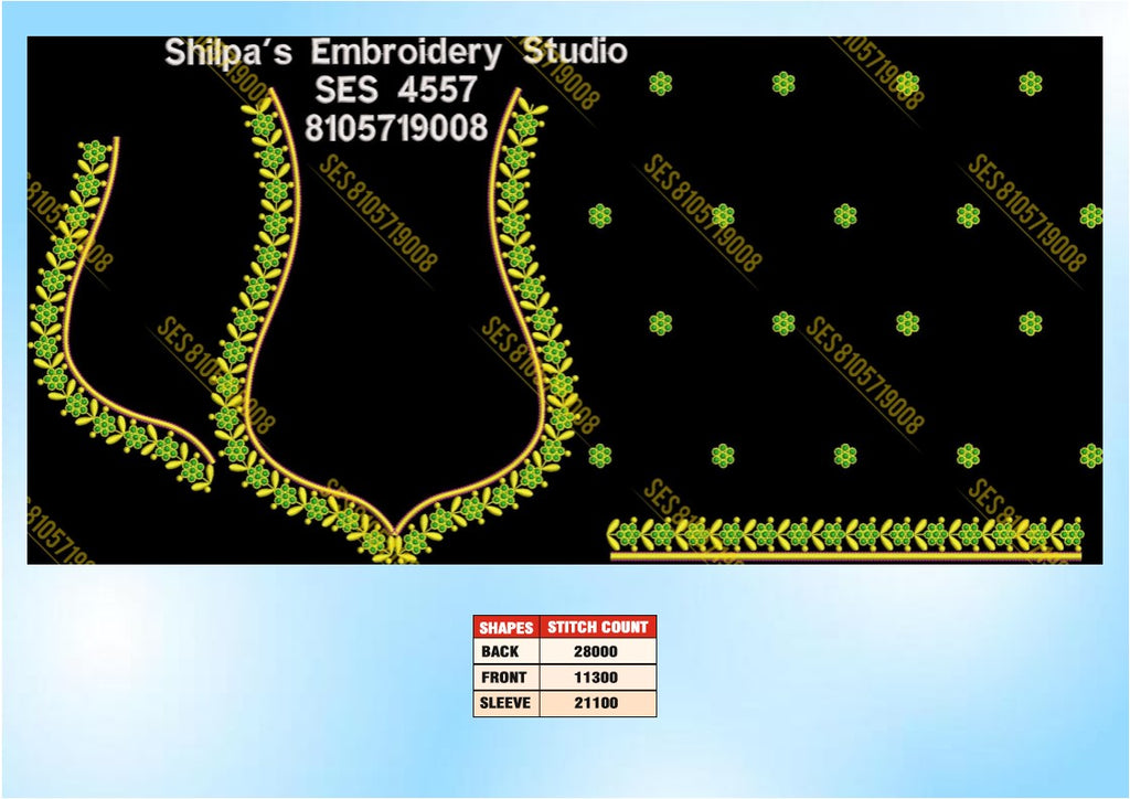 Embroidery Designs 4501-4600 Series