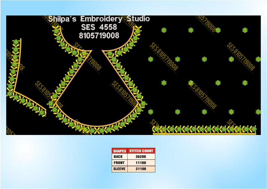 Embroidery Designs 4501-4600 Series