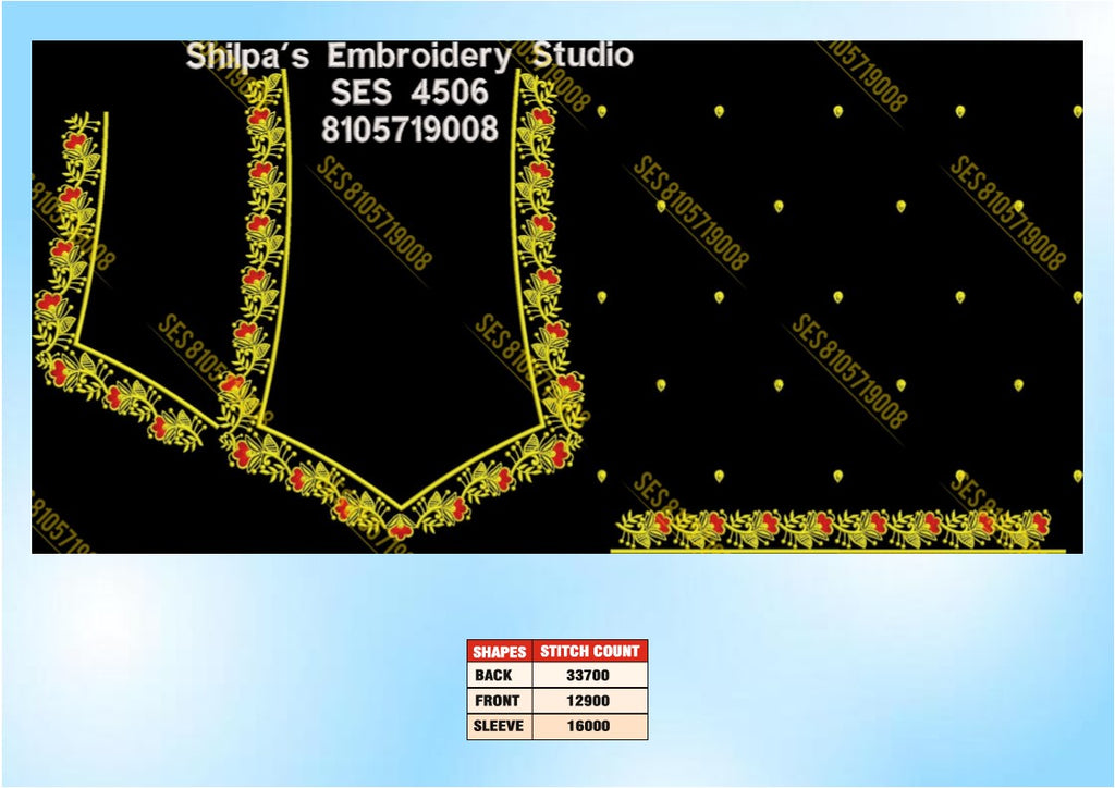 Embroidery Designs 4501-4600 Series