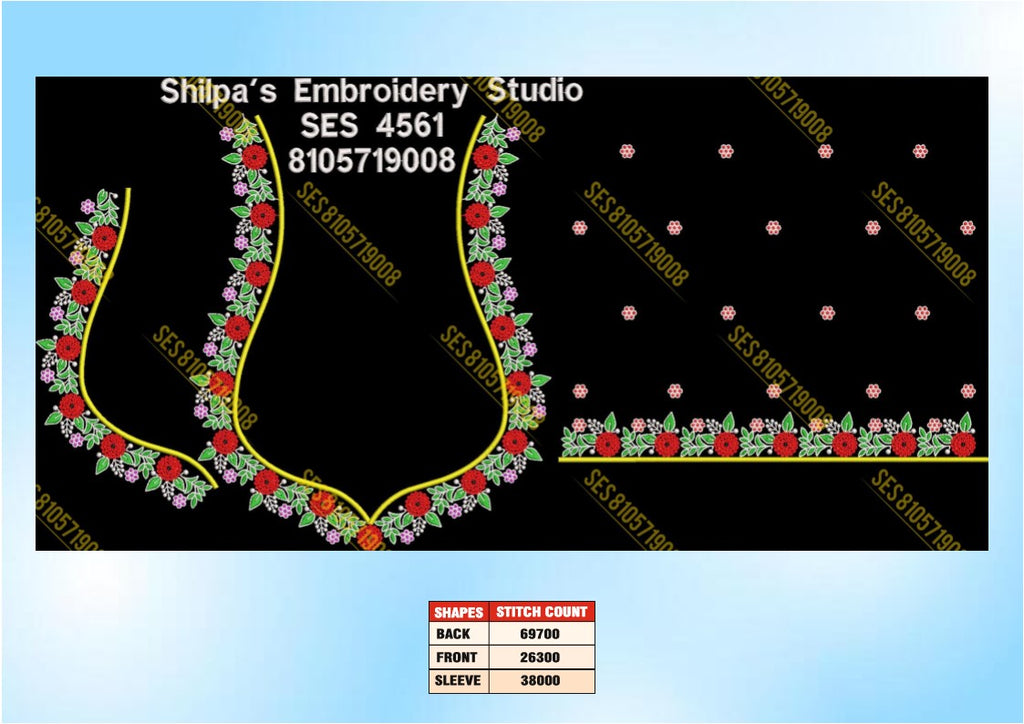 Embroidery Designs 4501-4600 Series