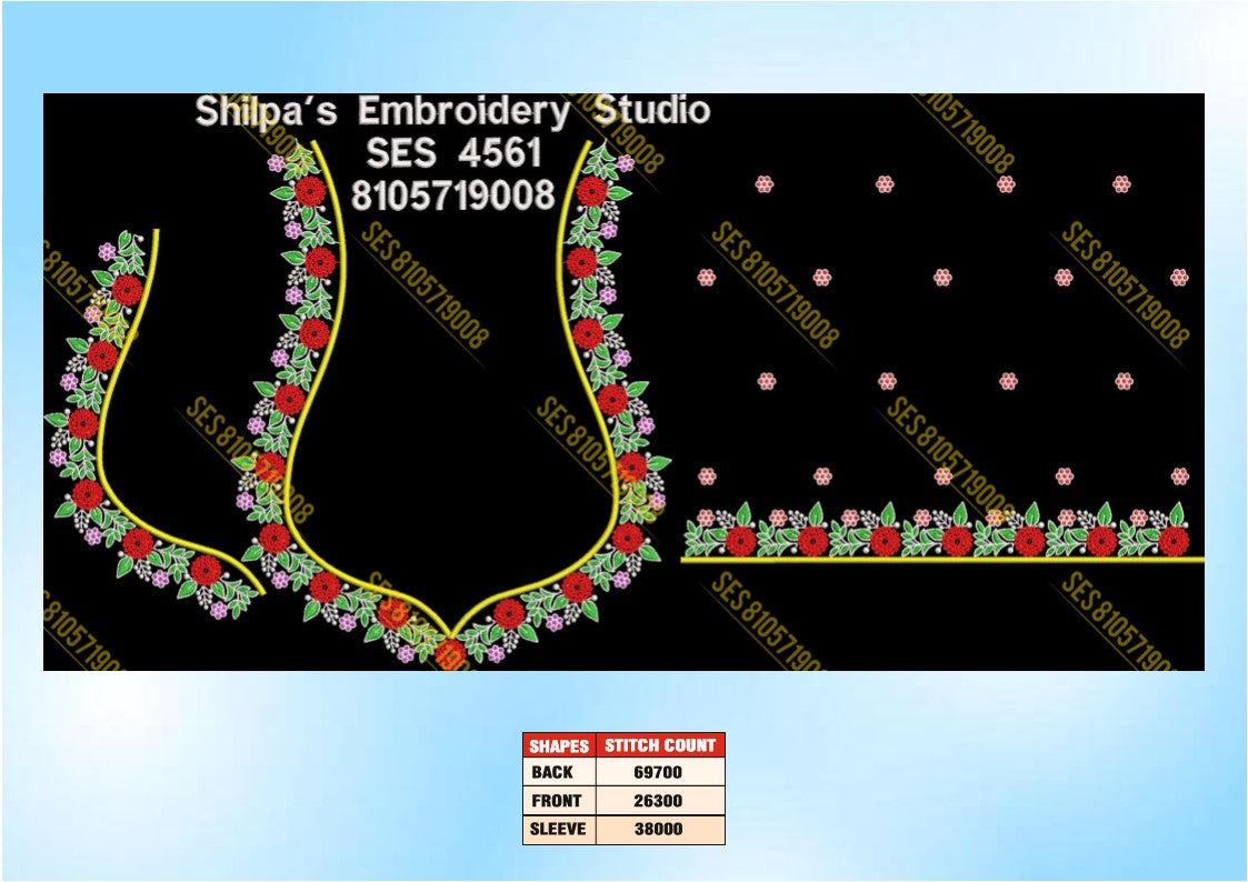 Embroidery Designs 4501-4600 Series