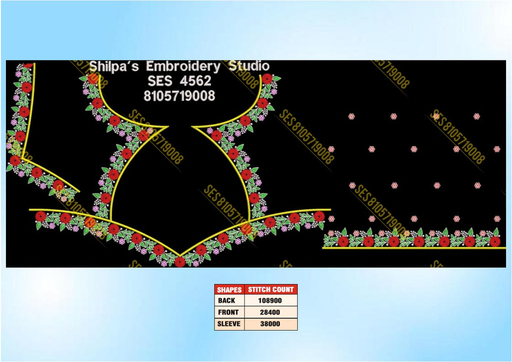 Embroidery Designs 4501-4600 Series