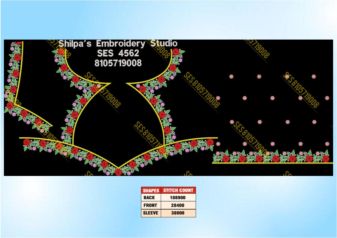 Embroidery Designs 4501-4600 Series