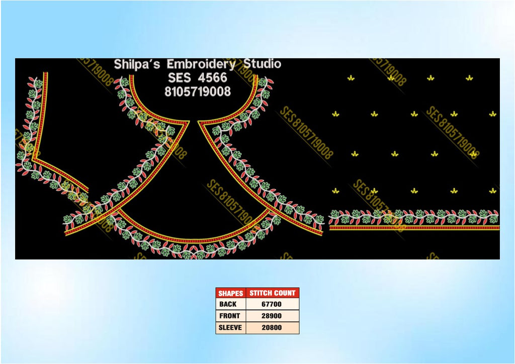 Embroidery Designs 4501-4600 Series