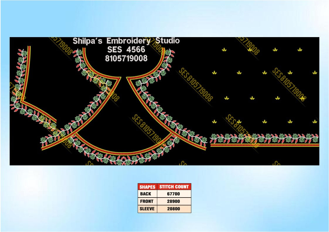 Embroidery Designs 4501-4600 Series