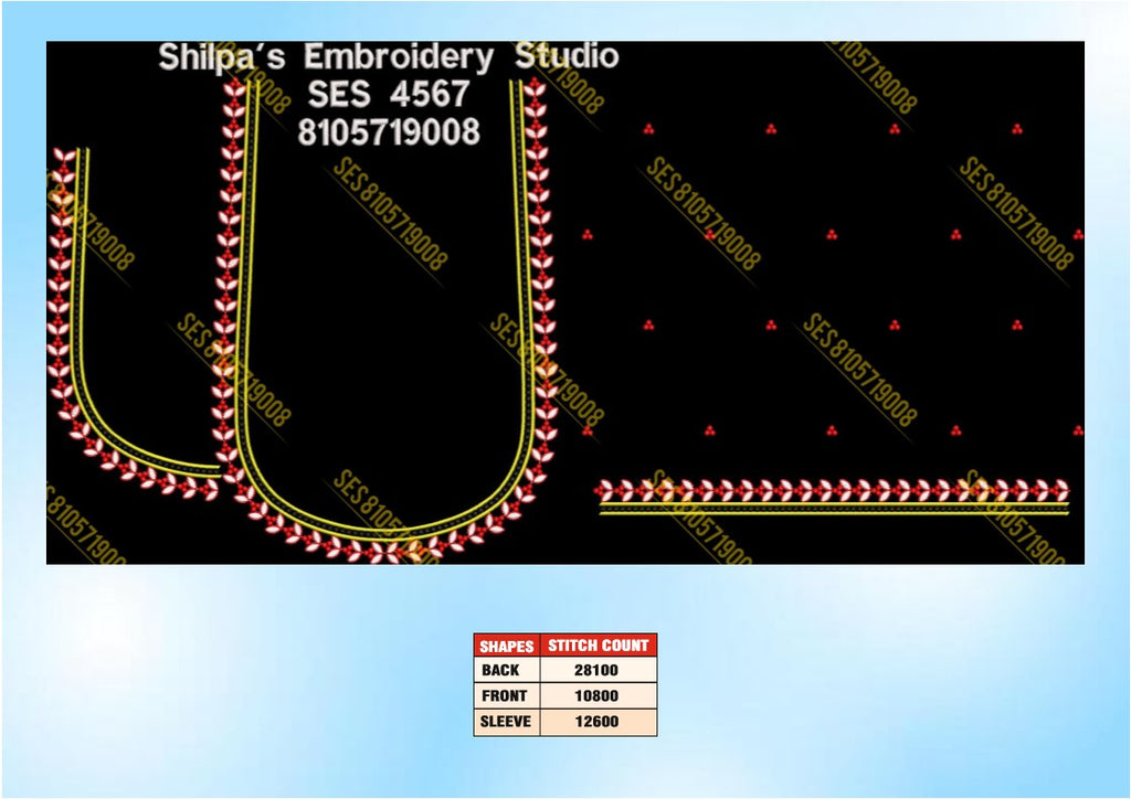 Embroidery Designs 4501-4600 Series
