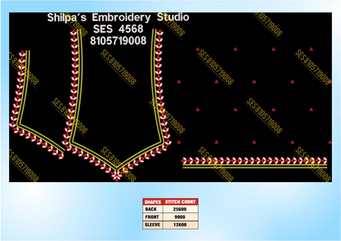 Embroidery Designs 4501-4600 Series