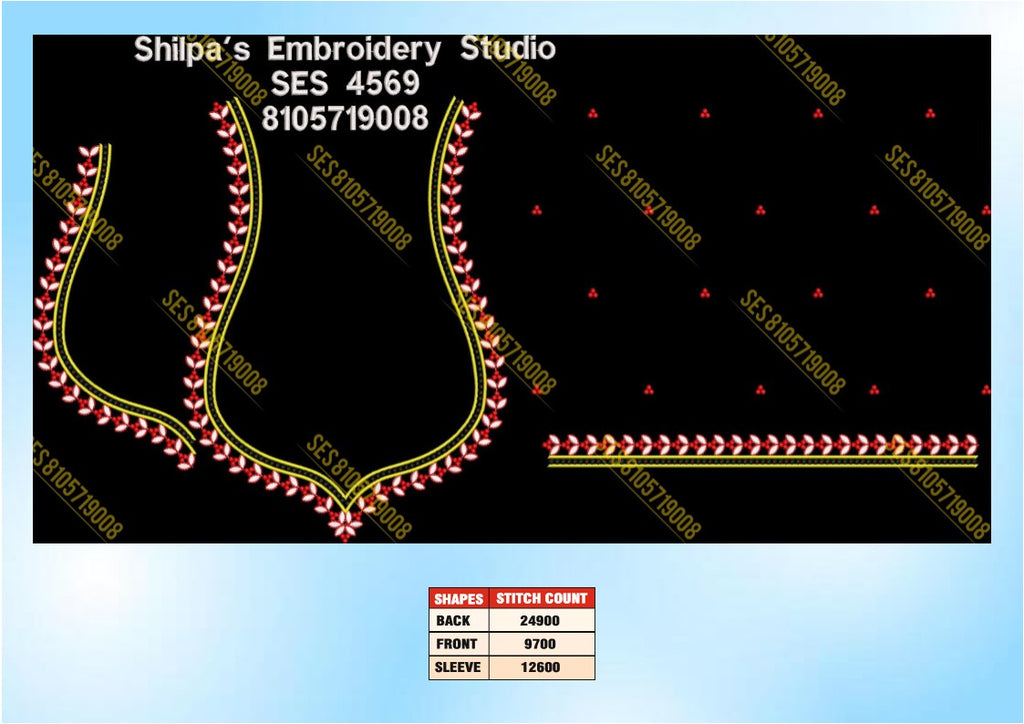 Embroidery Designs 4501-4600 Series