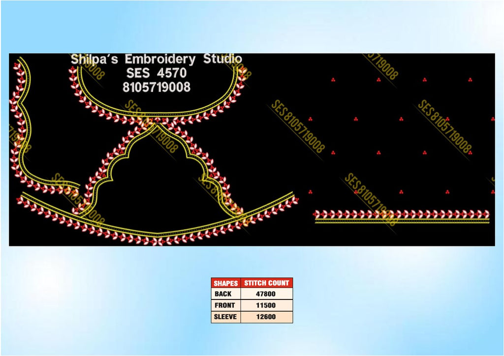 Embroidery Designs 4501-4600 Series