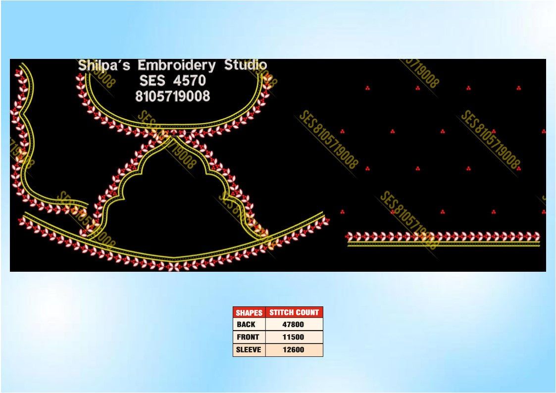 Embroidery Designs 4501-4600 Series