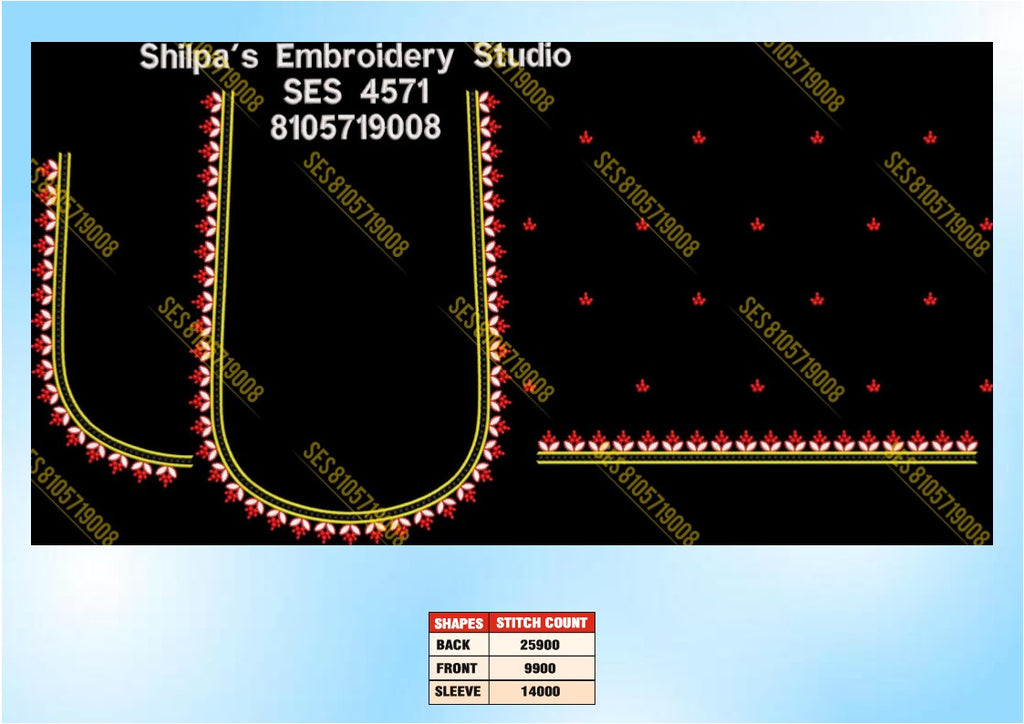 Embroidery Designs 4501-4600 Series