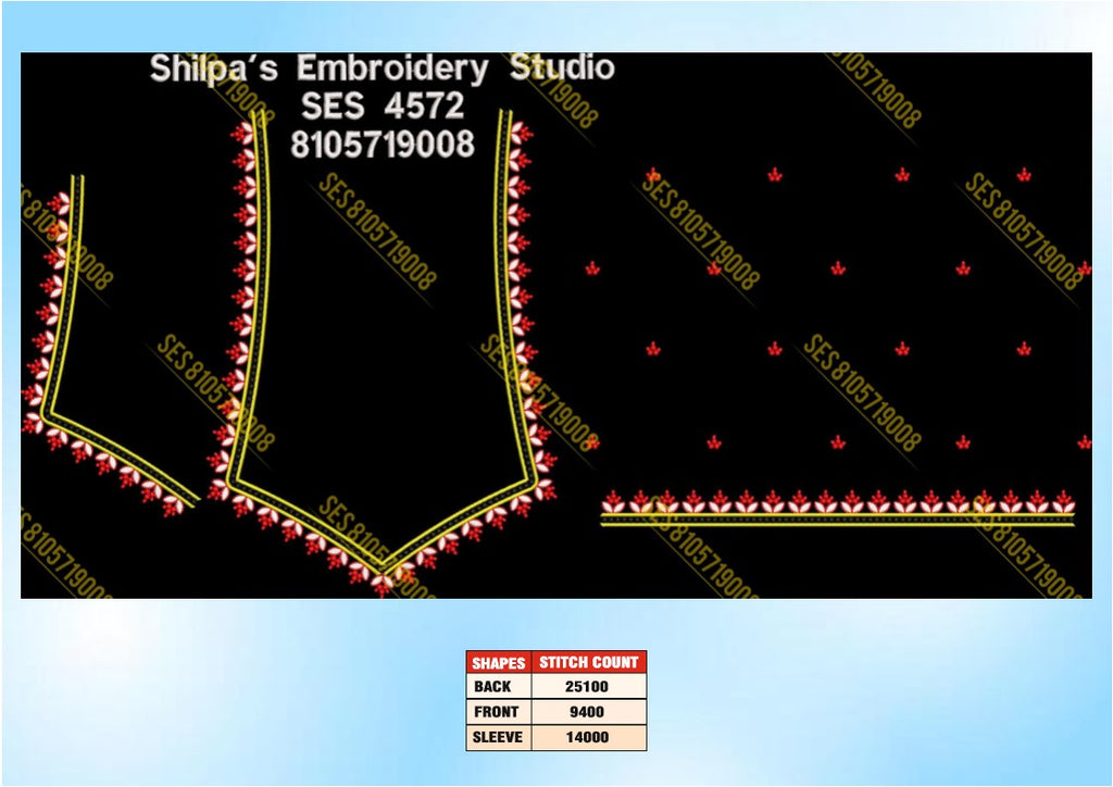 Embroidery Designs 4501-4600 Series
