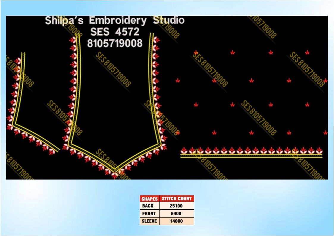 Embroidery Designs 4501-4600 Series