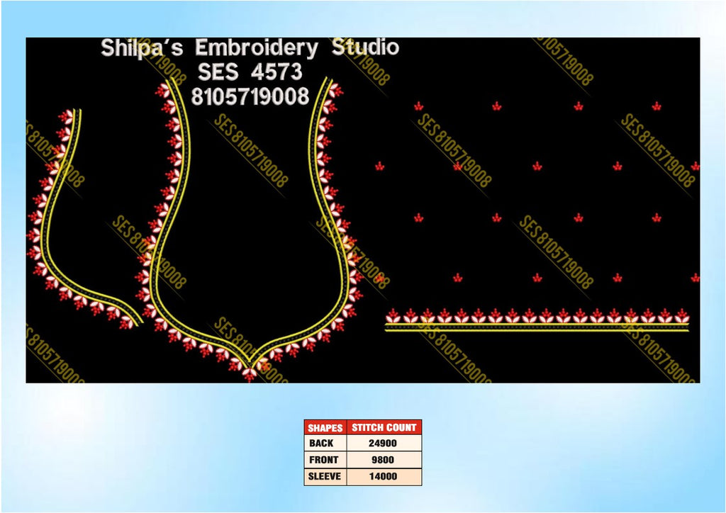 Embroidery Designs 4501-4600 Series