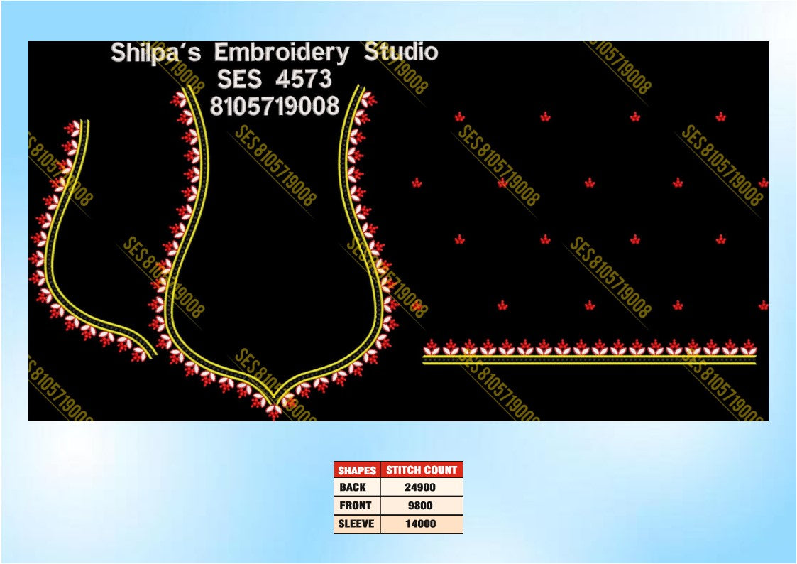 Embroidery Designs 4501-4600 Series