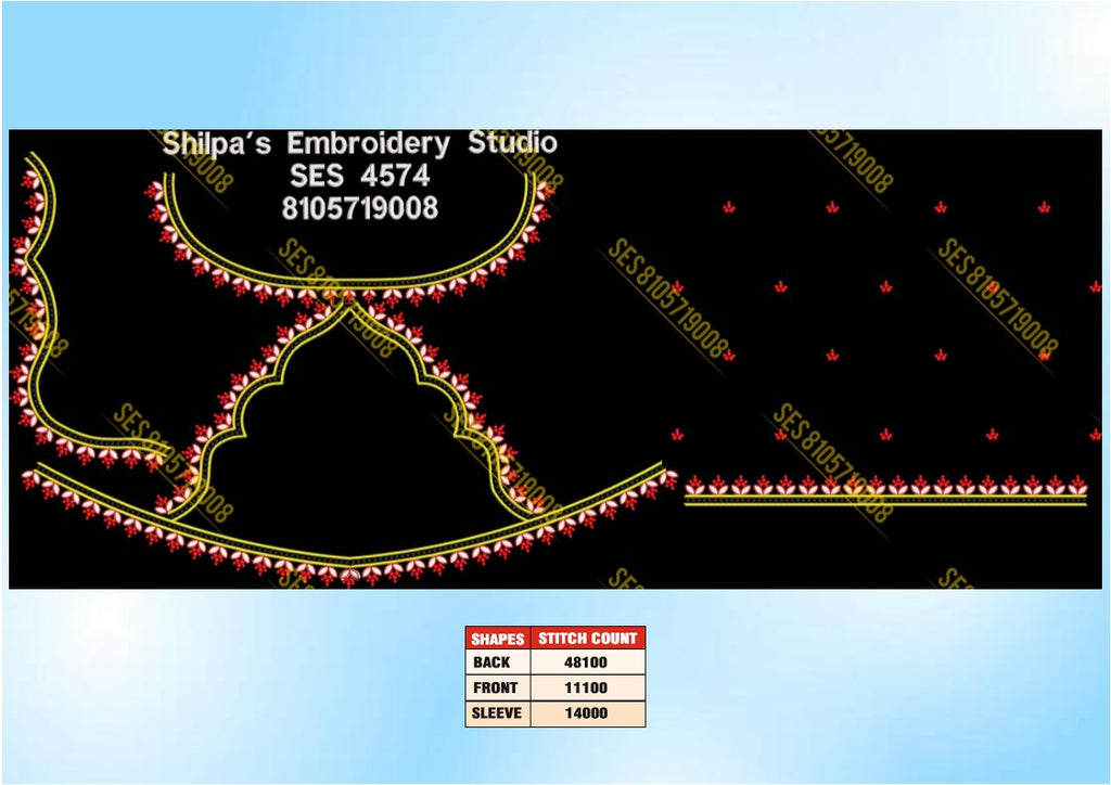 Embroidery Designs 4501-4600 Series